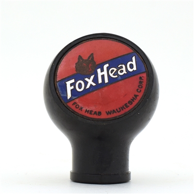 Fox Head Beer Ball Tap Knob