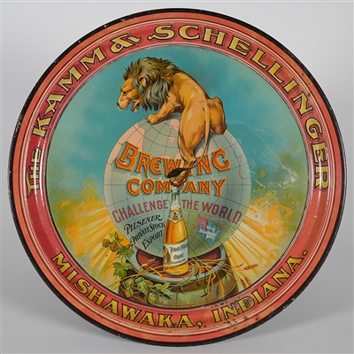 Kamm Schellinger Challenge The World Pre-prohibition Tray