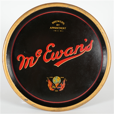 Mc Ewans Brewers By Appointment Advertising Tray