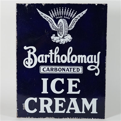 Bartholomay Carbonated Ice Cream Porcelain Sign