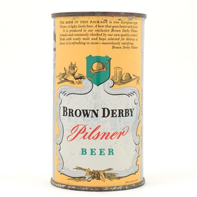 Brown Derby Beer Instructional Flat Top RAINIER 42-19 USBCOI 133