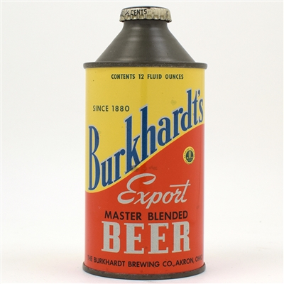 Burkhardts Export Beer Cone Top NON-IRTP 156-4
