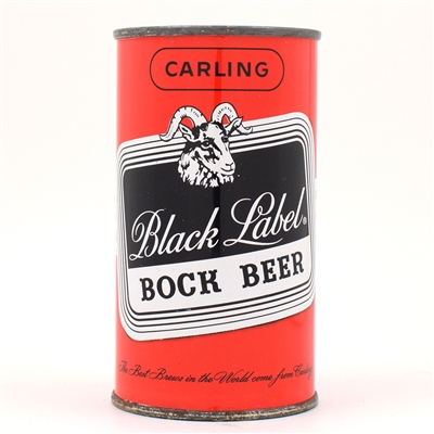 Carling Black Label Bock Flat Top SCARCE AND CLEAN 38-19