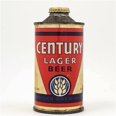 Century Beer Flat Bottom Cone Top SCARCE 157-1