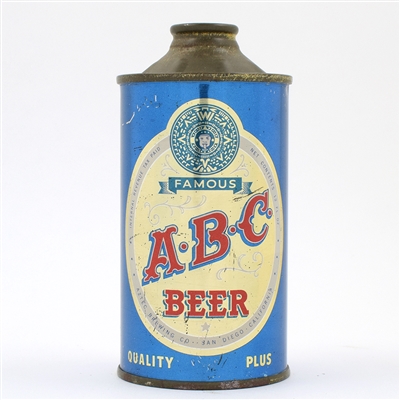 ABC Beer Cone Top SCARCE CLEAN 150-2