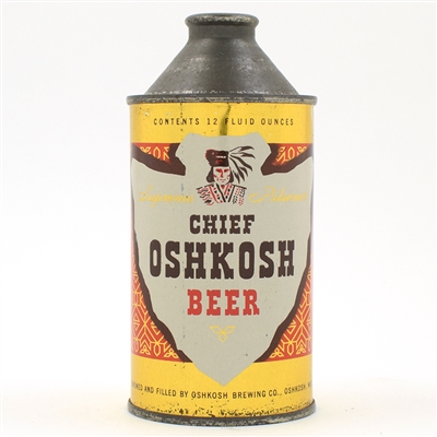 Chief Oshkosh Beer Cone Top 157-19