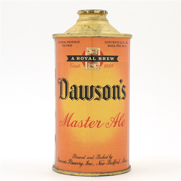 Dawsons Master Ale Cone Top MINTY 158-26
