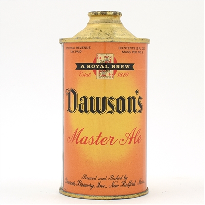 Dawsons Master Ale Cone Top MINTY 158-26