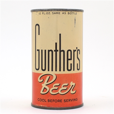 Gunthers Beer Long Opener Flat Top RARE R9 CLEAN 78-18 USBCOI 372