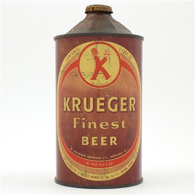Krueger Beer Quart Cone Top 213-18