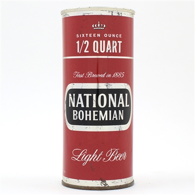 National Bohemian Beer 16 Ounce Zip Top METALLIC 157-30