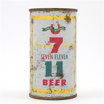 Seven Eleven 7-11 Beer Flat Top SATIN GOLD 132-33