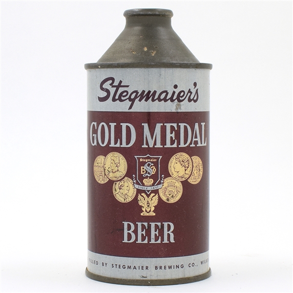 Stegmaier Gold Medal beer Cone Top 165-31