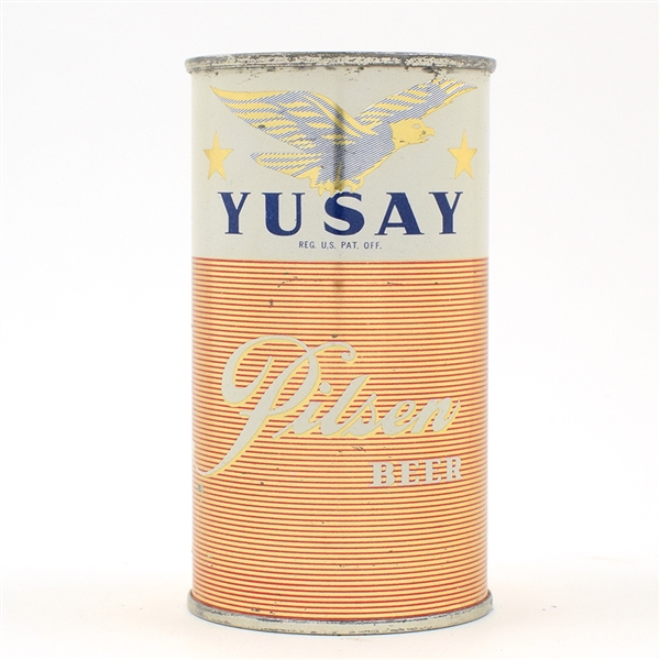 Yusay Beer Flat Top SCARCE GOLD TRIM 147-10