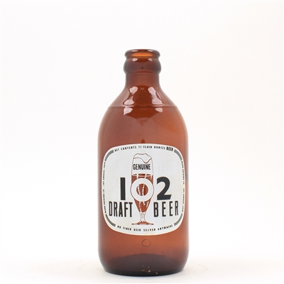 102 Draft Beer 11 Ounce ACL Bottle Maier RARE PROTOTYPE