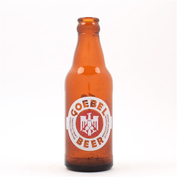 Goebel Beer 7 Ounce 2-color ACL Bottle PREWAR