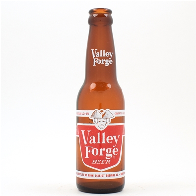 Valley Forge Beer 7 Ounce 2-sided 2-color ACL Bottle