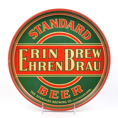 Erin Brew Ehren Brau Standard Beer 1930s Serving Tray NEAR MINT