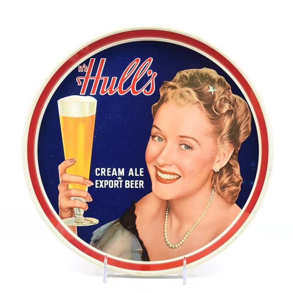 Hulls Ale-Beer 1940s Serving Tray NO RIM TEXT