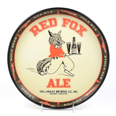 Red Fox Ale 1930s Serving Tray