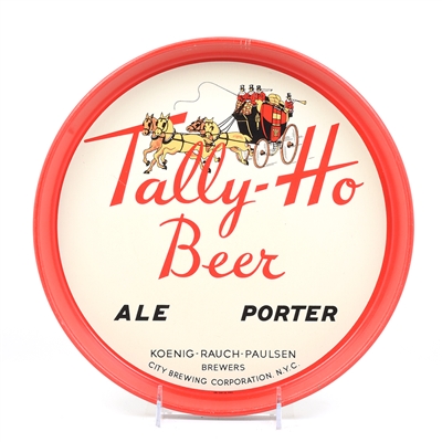 Tally-Ho Beer 1930s Serving Tray