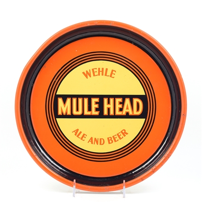 Wehle Mule Head Ale-Beer 1930s Serving Tray
