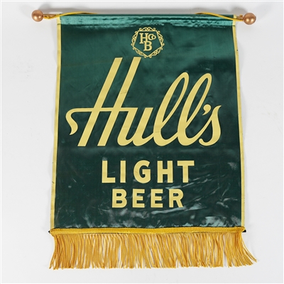 Hulls Light Beer Banner RARE