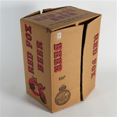 Red Fox Beer and WWII HAT Box Largay Brewing RARE