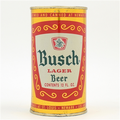 Busch Beer Flat Top NEWARK NICE 47-29