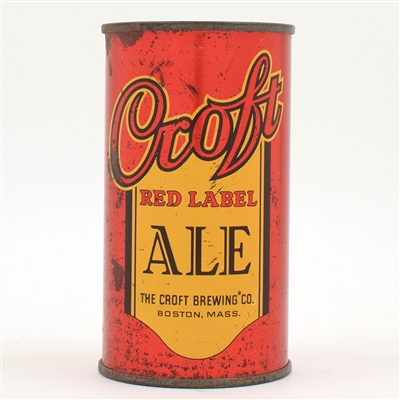 Croft Red Label Ale Flat Top NICE INDOOR 52-20