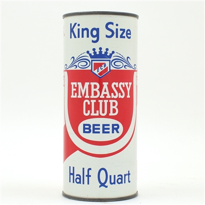 Embassy Club Beer 16 Ounce Flat Top 229-1