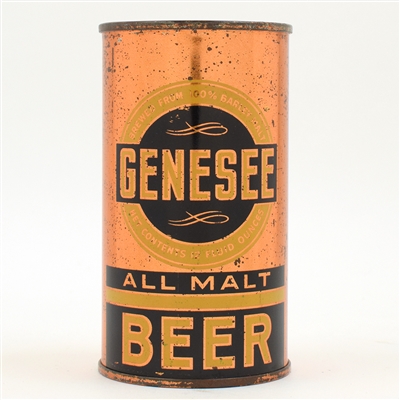 Genesee All Malt Beer Instructional Flat Top 68-28 USBCOI 332