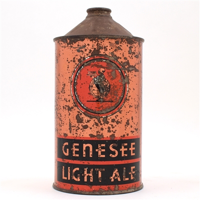 Genesee Light Ale Quart Cone Top SCARCE 209-17