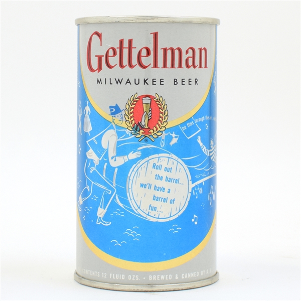 Gettelman Beer Color Series Flat Top LYRICS BLUE 69-19