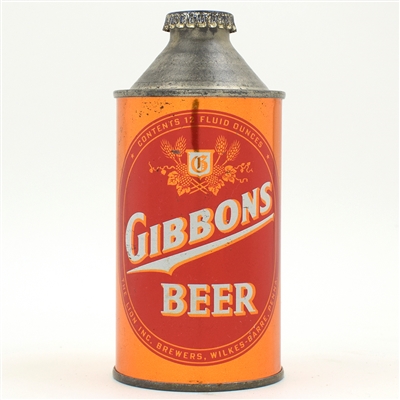 Gibbons Beer Cone Top CLEAN 164-27