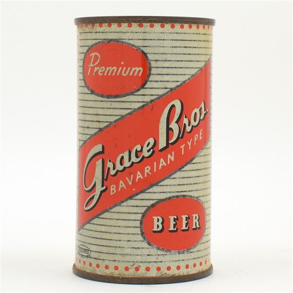 Grace Bros Beer Flat Top ENAMEL RED 68-2