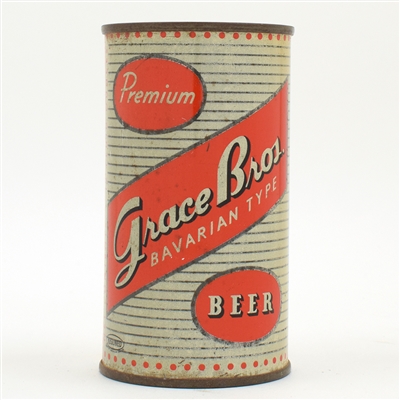 Grace Bros Beer Flat Top ENAMEL RED 68-2
