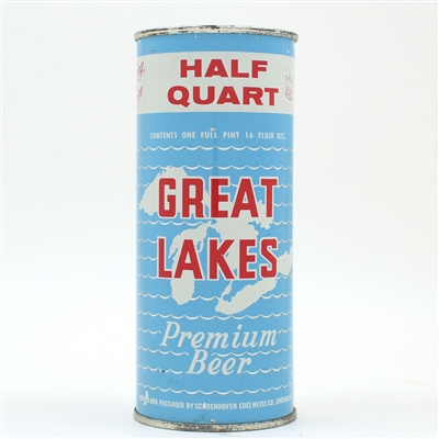 Great Lakes Beer 16 Ounce Flat Top SCHOENHOFEN 230-7