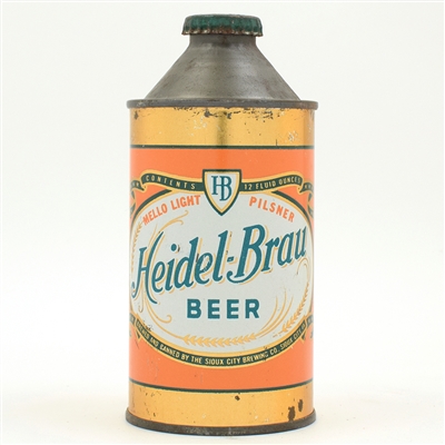Heidel-Brau Beer Cone Top DNCMT 4 PERCENT NON-IRTP 168-25