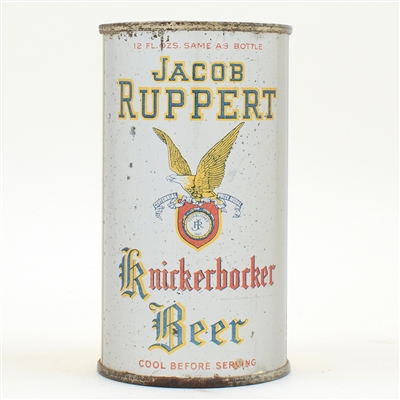Jacob Ruppert Knickerbocker Beer Instructional Flat Top 125-39 USBCOI 444