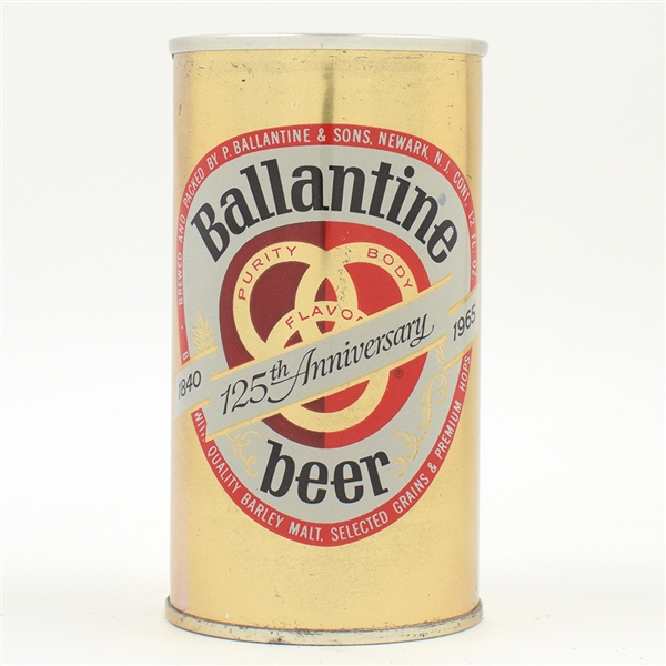 Ballantine Beer Lift Tab U-Tab 125 ANNIVERSARY 36-25
