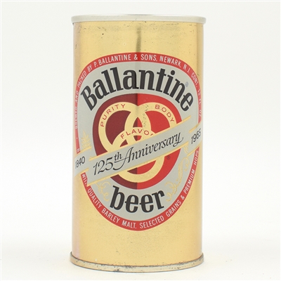 Ballantine Beer Lift Tab U-Tab 125 ANNIVERSARY 36-25