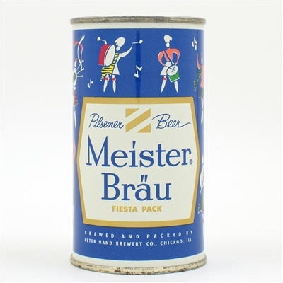 Meister Brau Fiesta Pack Flat Top SCOTLAND LIGHT BLUE DARK GOLD TRIM UNLISTED