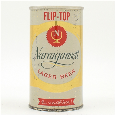 Narragansett Beer FLIP TOP Zip Top METALLIC 95-38