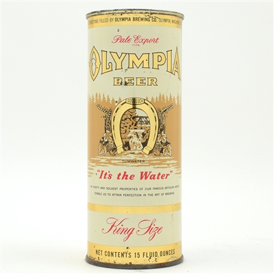 Olympia Beer 15 Ounce Flat Top 233-17