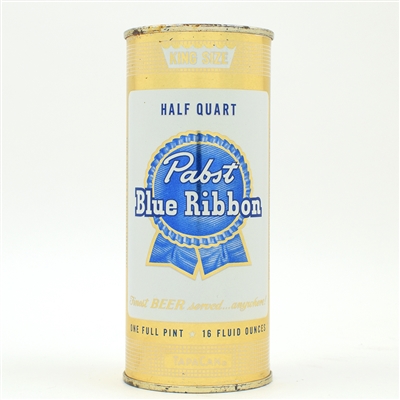 Pabst Blue Ribbon Beer 16 Ounce Flat Top MILWAUKEE PABST LID 233-24