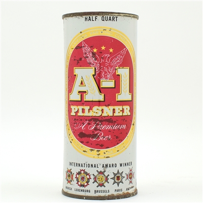 A-1 Beer 16 Ounce Flat Top ONE FULL PINT 224-10