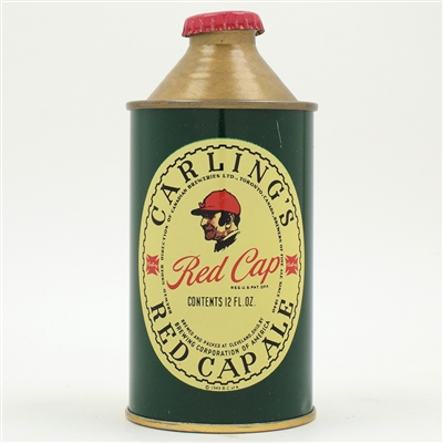 Red Cap Ale Cone Top NON-IRTP 156-28