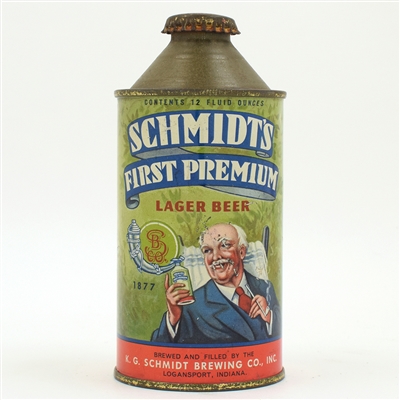 Schmidts Premium Beer Cone Top 183-32