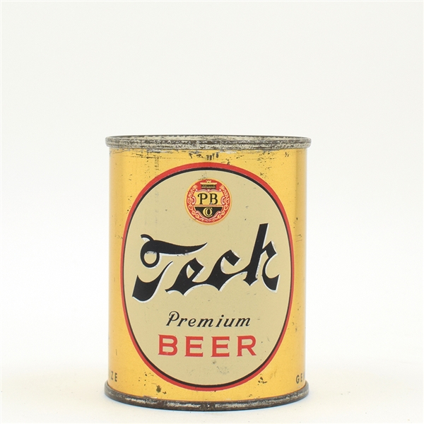 Tech Beer 8 Ounce Bank Lid Flat Top 242-20